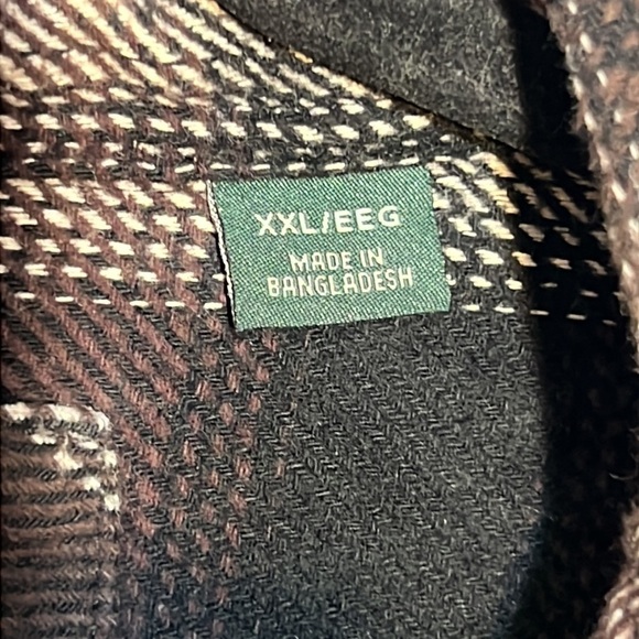 ORVIS Mens Big Bear Heavy Weight Flannel Plaid Button Down Shacket Jacket XXL - Picture 7 of 15